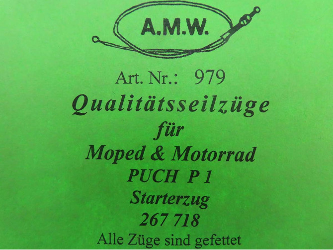 Bowdenzug Puch P1 Startzug A.M.W.  product